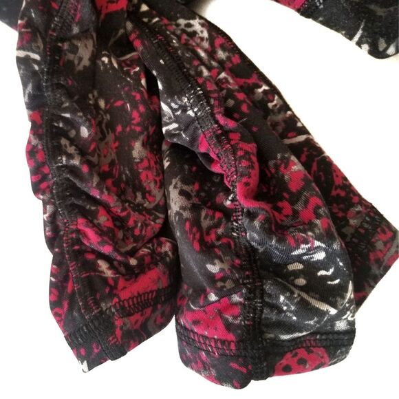 Gaiam | Splatter Print Crop Length Leggings Hidden Pocket - Picture 4 of 6